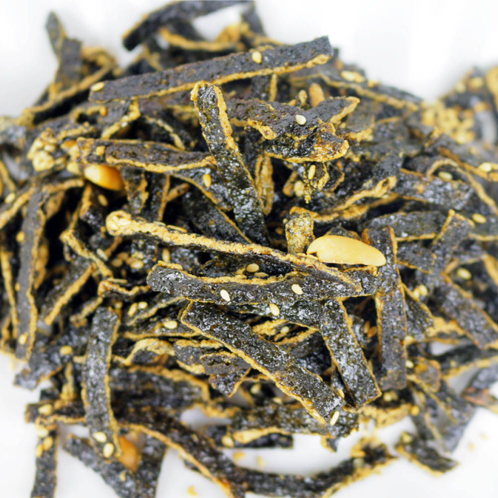 【預購商品 出貨需3-5天】【高興宴】素人上菜-香酥海苔小魚干100g(蛋奶素)(適合5-7人份)♒️90B016